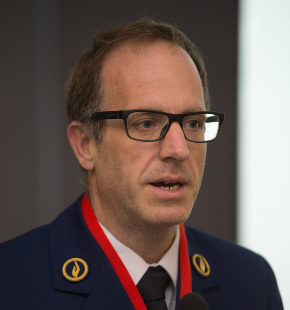 Gerry Peeters, commissaris bij Wegpolitie Limburg